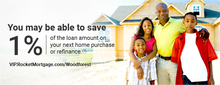 You may be able to save. 1% of the loan amount on your next home purchase or refinance(1). VIP.RocketMortgage.com/Woodforest