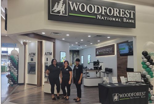 The Woodforest National Bank team recently celebrated the grand opening of its newest retail branch in Houston, TX, conveniently located inside Walmart at 10750 Westview Dr. The new location provides full-service banking and two ATMs.