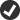 Black checkmark circle icon