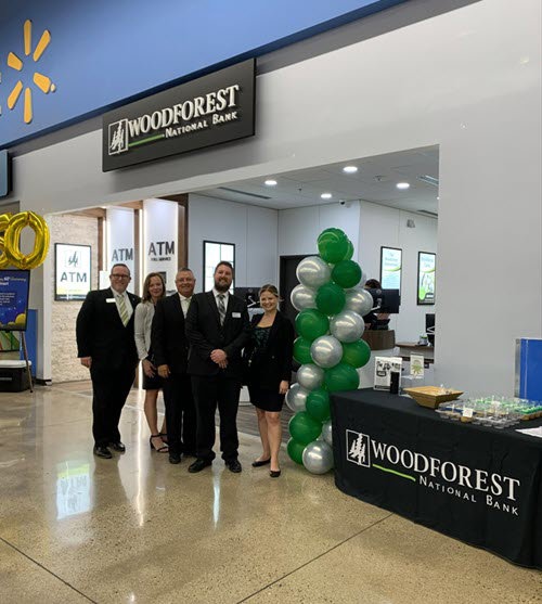 Woodforest National Bank recently held a grand opening for its newest retail branch in Jacksonville, FL, conveniently located inside Walmart at River City Marketplace which provides full-service banking and two onsite ATMs.