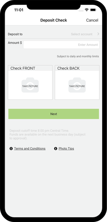 Mobile Deposit